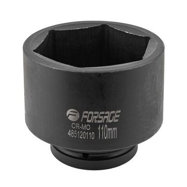 Головка ударная глубокая 1'', 110мм (6гр.) Forsage F-485120110