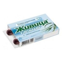 Смолка жевательная Алтайский нектар живица с эвкалиптом, 5 шт
