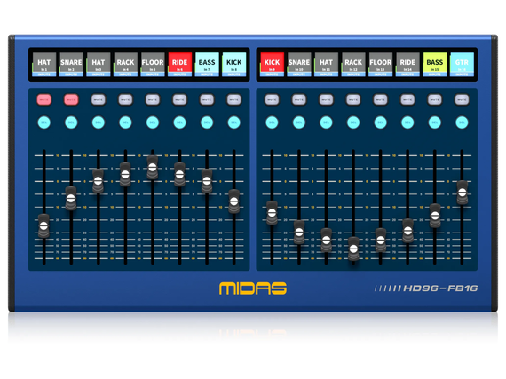 MIDAS HERITAGE-D HD96-FB16 - USB-контроллер микшер