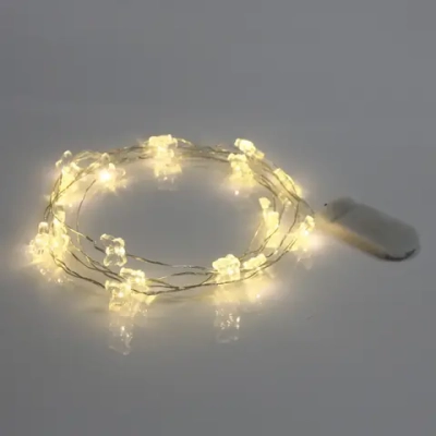 Гирлянда для дома «Бабочка» на батарейках 2,0 м 20 ламп LED, 1 реж., IP-20, Теплый белый