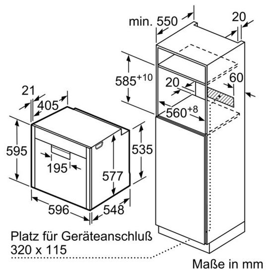 Электрический духовой шкаф NEFF B87CS34N0