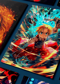 Картина на стену на металле от MetallSubArt "Стальной Алхимик"