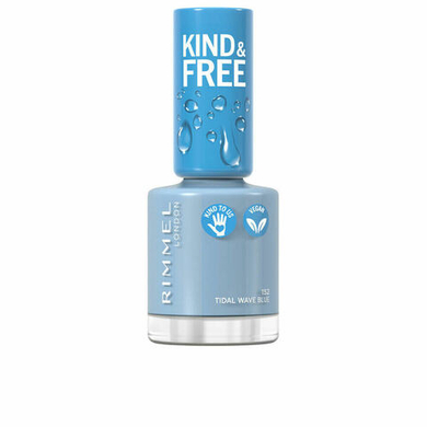 лак для ногтей Rimmel London Kind & Free 152-tidal wave blue (8 ml)
