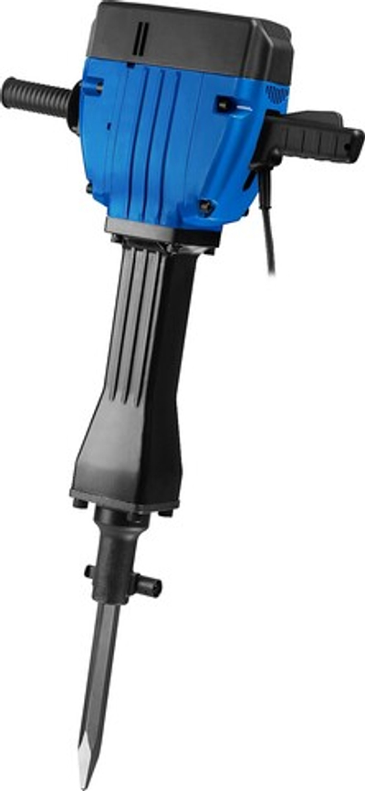 ЗУБР Бетонолом, 60 Дж, 2200 Вт, АВТ, отбойный молоток HEX-28, Профессионал (ЗМ-60-2200 ВК)