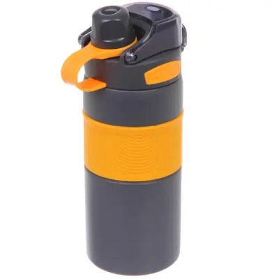 Термос 600мл «Фитнесс», цвет темно-серый