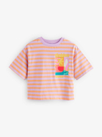 Футболка для девочки Next E60-124, Сиреневый, Оранжевый