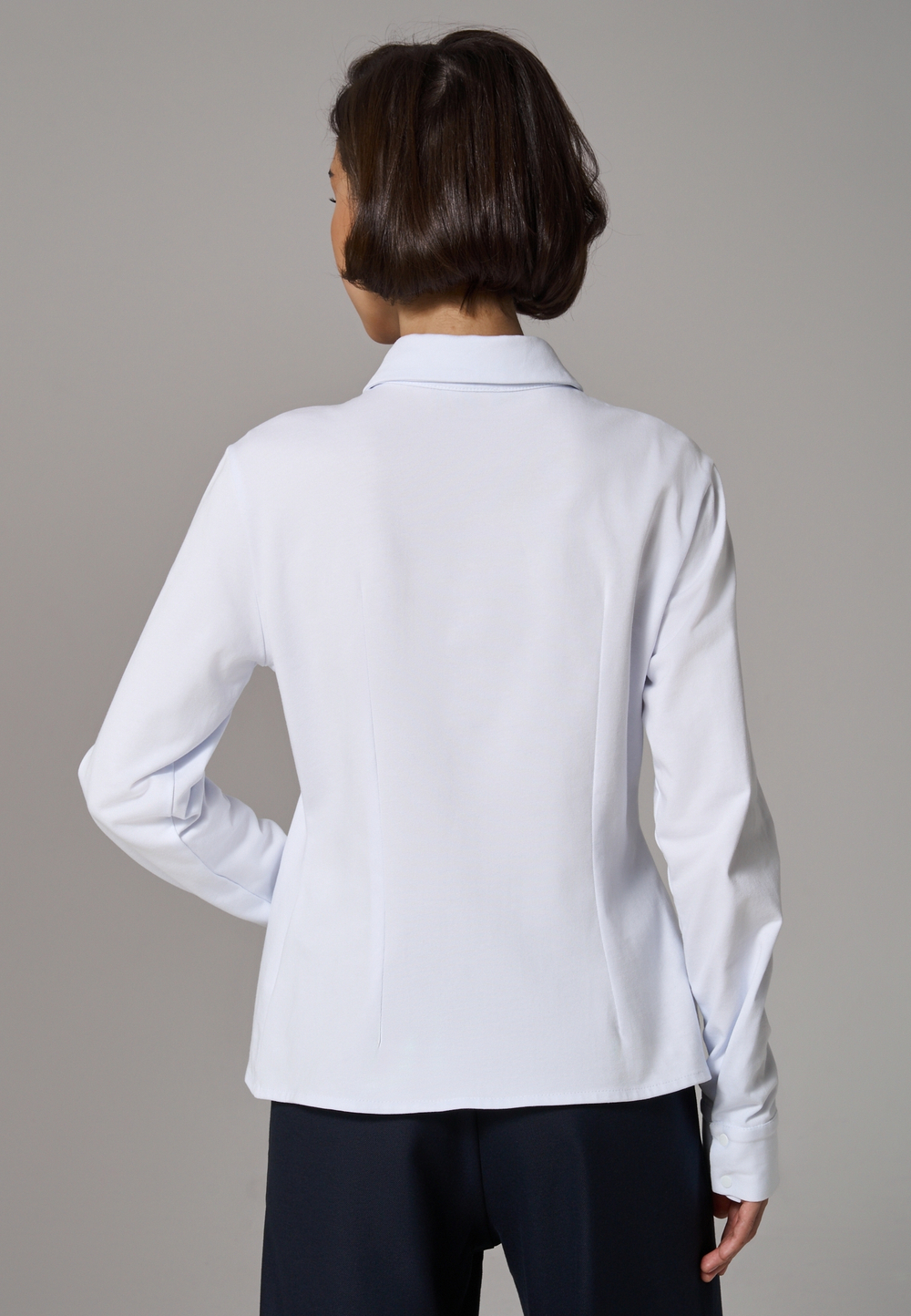 Рубашка трикотажная белая