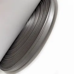 Атласная лента 6 мм, светло-серая