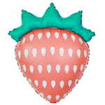 Шар Фольгированный Клубника сатин (Красный)