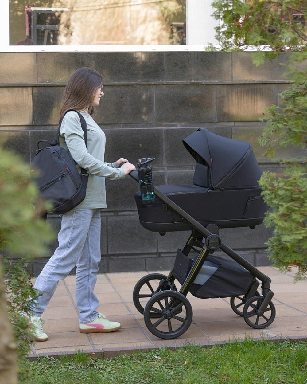 Коляска Carrello 2В1 Omega + CRL-6540 Cosmo Black