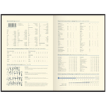 Ежедневник недатированный, А5, 136л., кожзам, Berlingo "DoubleBlack", черный срез, черный, с рисунком