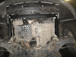 Защита картера двигателя, КПП (2 мм, сталь) для Kia Carnival 2014-2021 (V = 2.2TDi AT FWD) Sheriff.11.4266