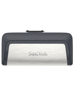 Флешка USB Flash SanDisk USB Drive 64Gb Ultra Dual SDDDC2-064G-G46 (USB3.1, Type C+Type A OTG)