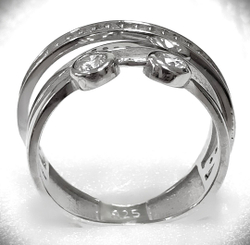 "Эстерелла" - ювелирное кольцо из серебра 925 пробы