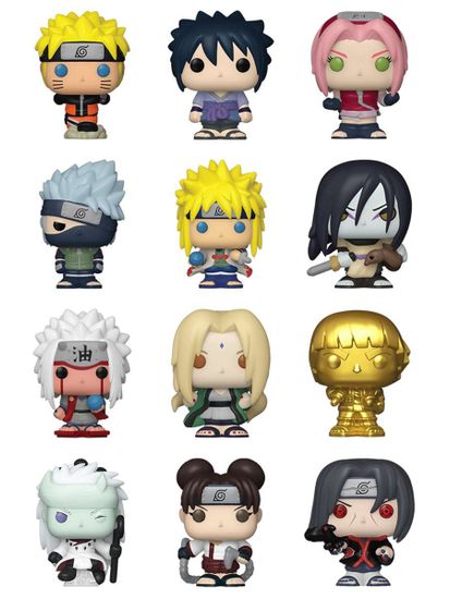 Фигурка Funko Bitty POP! Naruto Shippuden Mystery 1 штука (из12) 89868 / Фигурка Фанко Битти ПОП! по мотивам аниме "Наруто", случайная