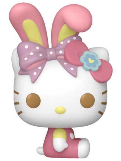 Фигурка Funko Pocket POP! Easter Egg Hello Kitty And Friends Hello Kitty with Bunny Ears 89032 / Фигурка Фанко Покет ПОП! по мотивам мультсериала "Приключения Хэллоу Китти и ее друзей", Хэллоу Китти