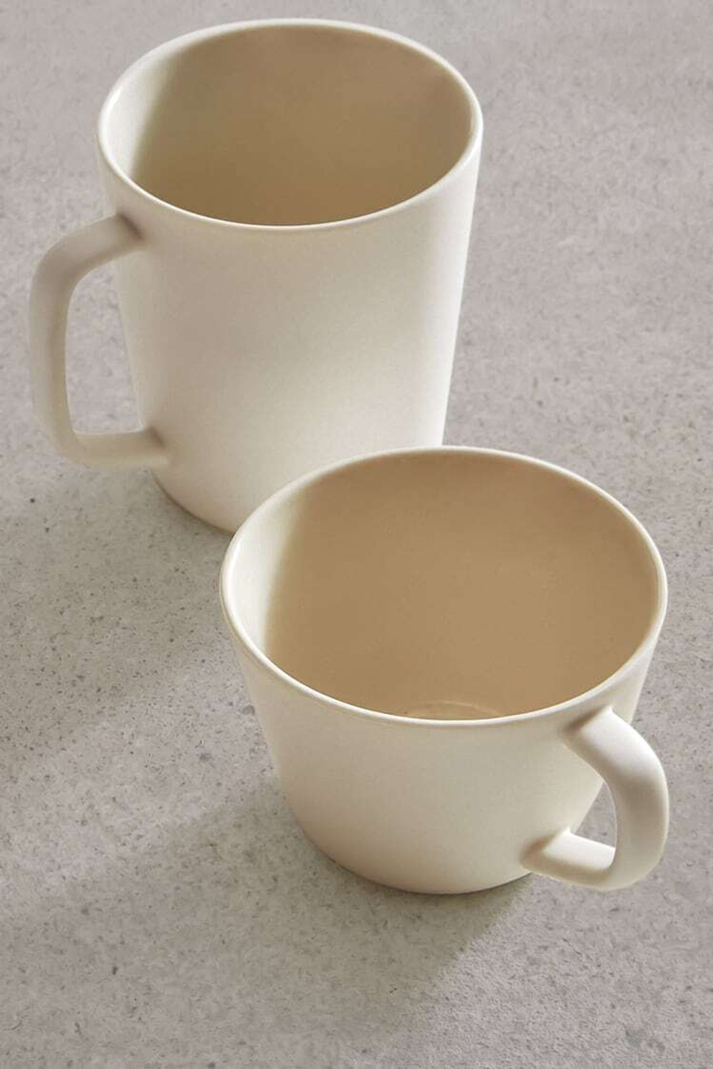 ZARA HOME НАБОР ИЗ 2 ЧАШЕК 22 CL, БЕЛЫЙ