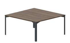 Составной стол на 2 рабочих места 158х156,6х75см, без отверстий