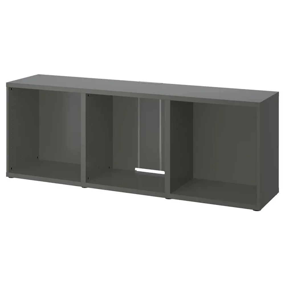 Подставка под телевизор - BESTÅ /BESTА IKEA/ БЕСТА/БЕСТО ИКЕА, 180х64х40 см, серый