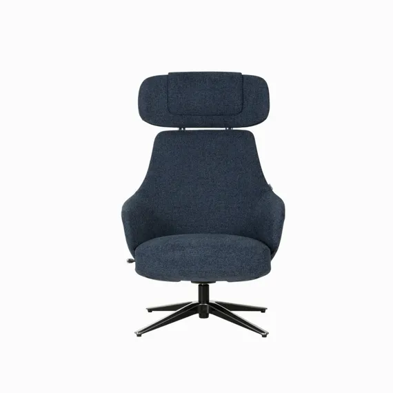 Кресло Stena синяя ткань