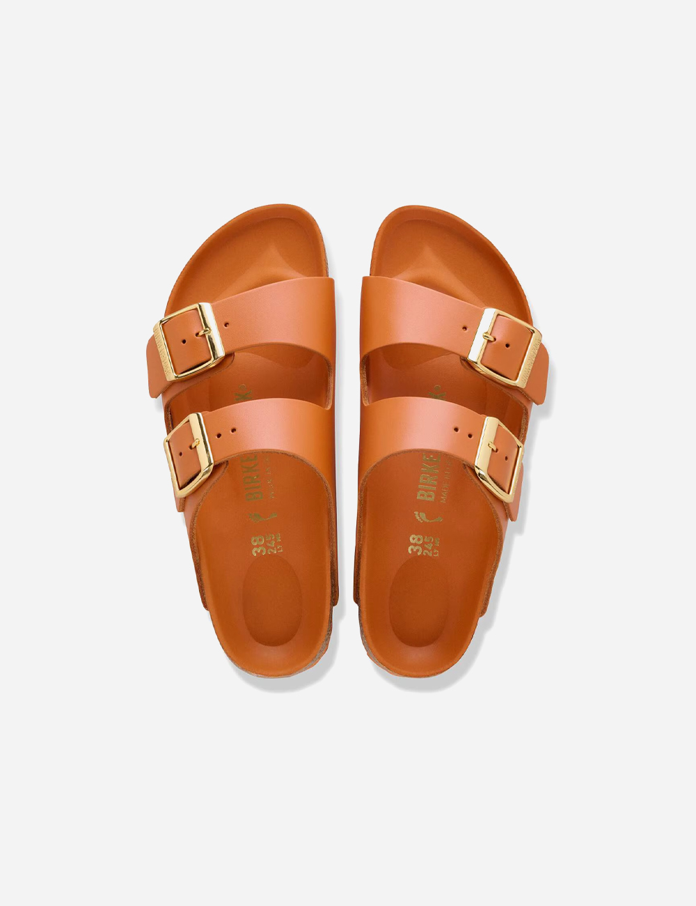 Birkenstock Arizona Natural Leather Sandals W "New Dressy Kurkuma"