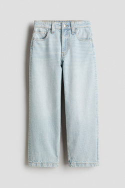 H&M Джинсы Baggy Fit, голубой