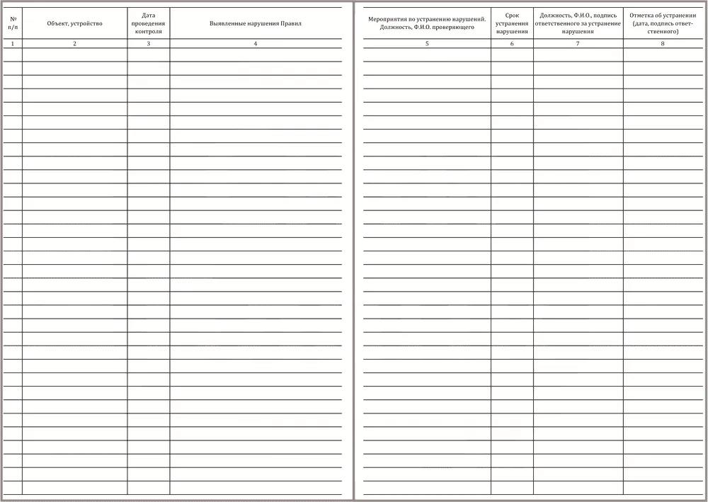 Журнал производственного контроля 60 страниц мягкая обложка