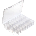 Органайзер для хранения мелочей, 24 ячейки «ИДЕЯДОМА», прозрачный, 19*13*3см (наклейка Селфи)