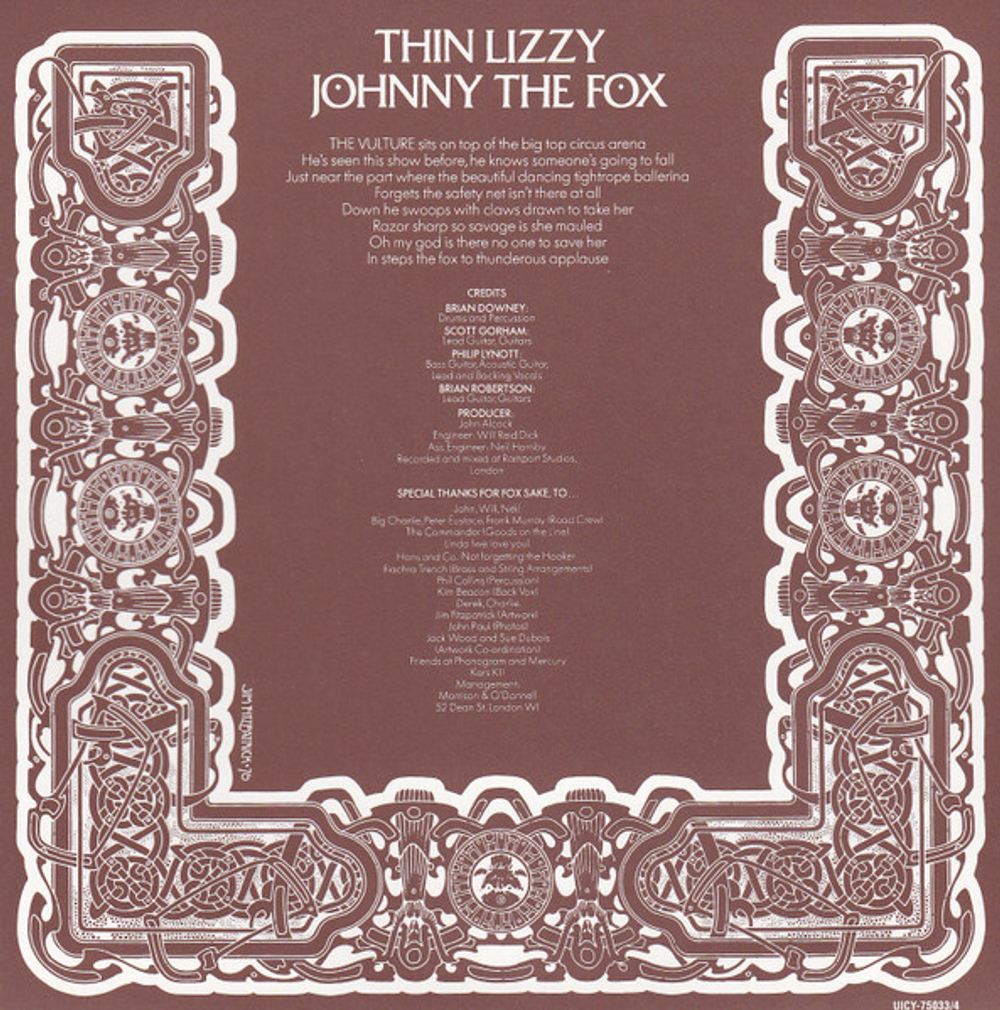 Thin Lizzy / Johnny The Fox (2 Mini LP CD)