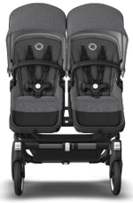 Коляска для двойни Bugaboo Donkey 5 Twin шасси Graphite Grey Melange/Grey Melange