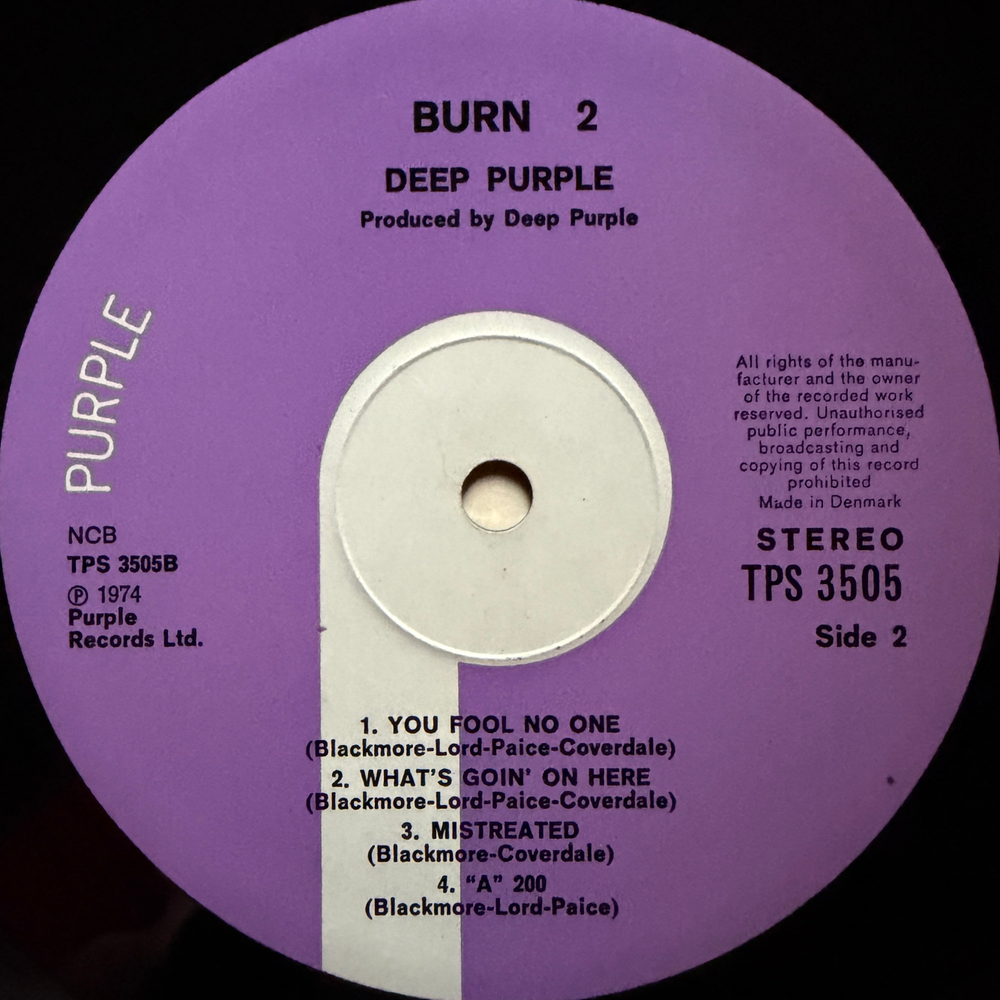 Deep Purple - Burn (Дания 1974г.)