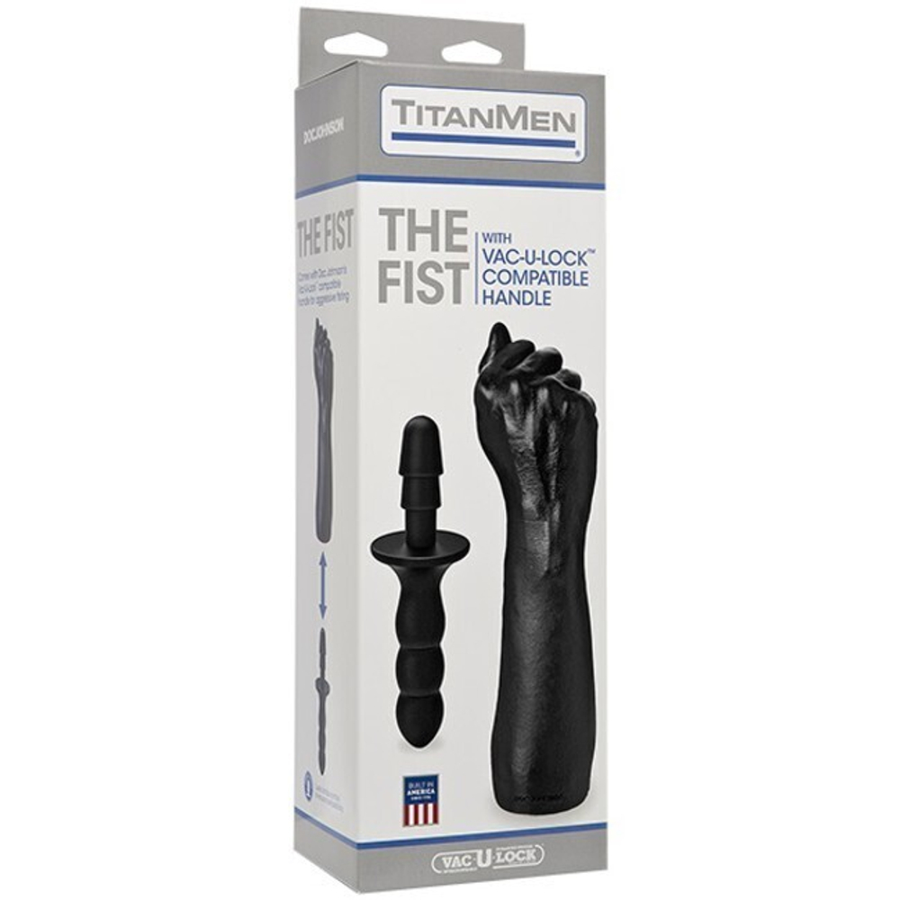 Рука для фистинга серии TitanMen - The Fist with Vac-U-Lock Compatible Handle (Цвет: черный)