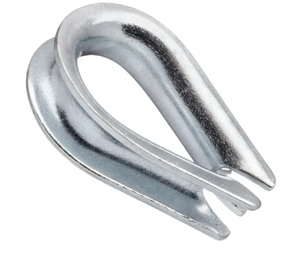 Коуш д/канатов, оцинк. 10 DIN6899