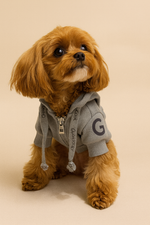 Пушистые хвостики Худи "G" GREY