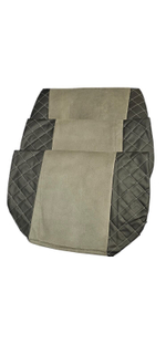 Чехлы модельные стеганные кожа + аликанте вышивка DAF 105/106 от 2012- г. D02 Польша