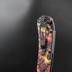 Нож Стрела / Arrow тонкий, хохлома, серрейтор