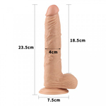 Фаллоимитатор Lovetoy на присоске (24×3,8 см)