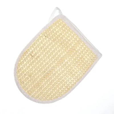 Мочалка-варежка для тела комбинированная «Свежесть утра», с сизалем, двухсторонняя