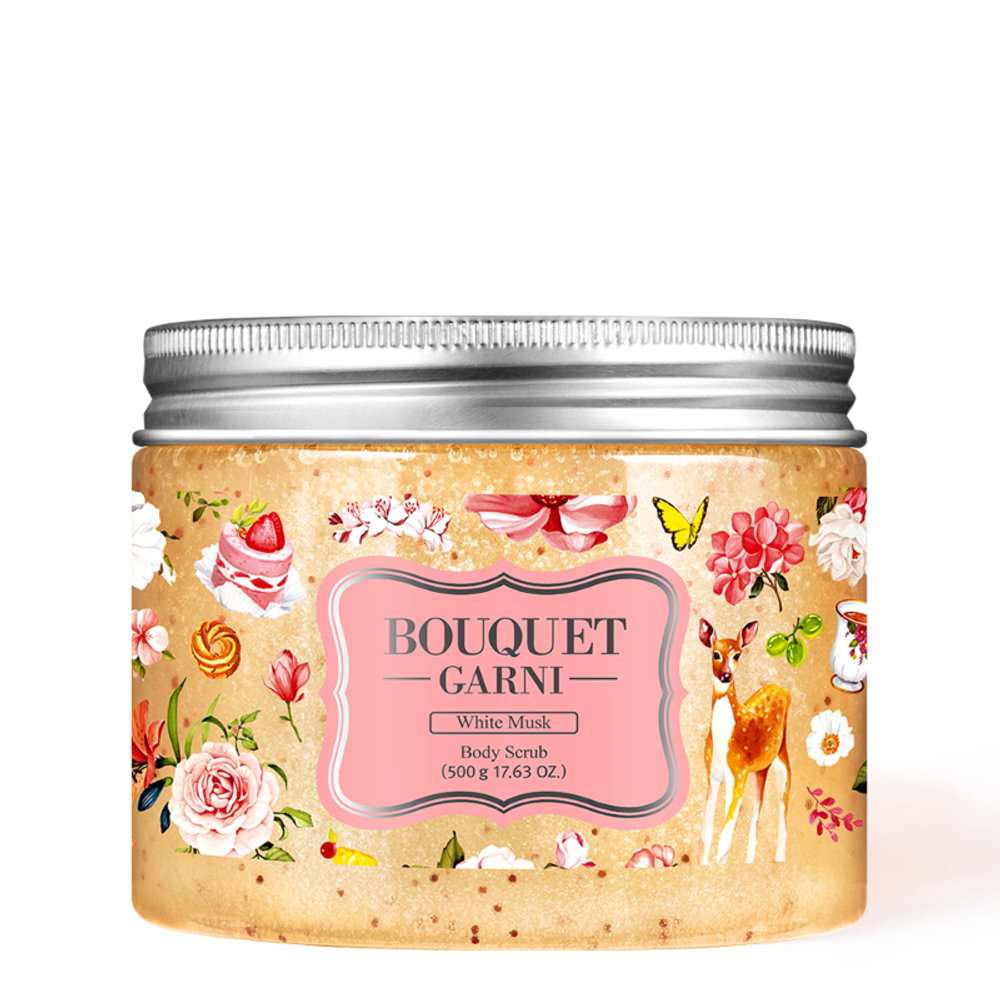 Сахарный скраб для тела BOUQUET GARNI White Muskб, 500 мл