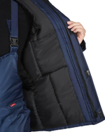 Костюм СИРИУС-РОСТ-НОРД-2 зимний, куртка, полукомбинезон, темно-синий с васильковым и СОП