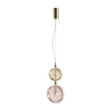 Подвесной светодиодный светильник 5412/13LA золото/желтый/розовый Caramella Odeon Light Exclusive