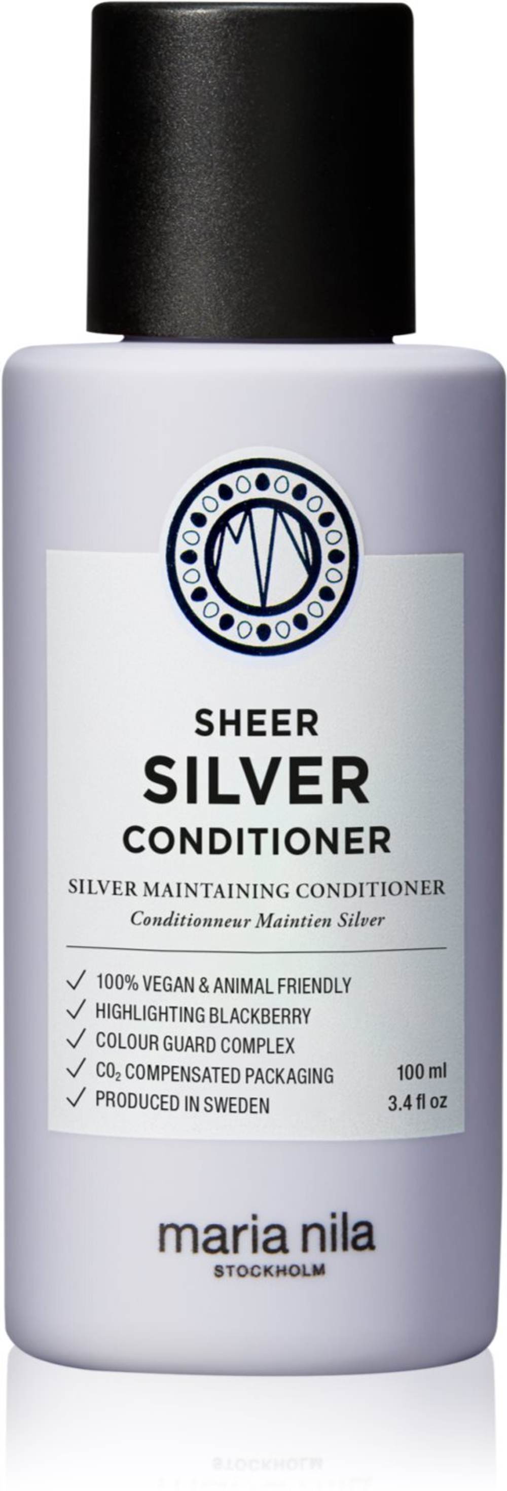 Maria Nila Sheer Silver Conditioner - увлажняющий кондиционер, нейтрализующий желтизну /  bez siarczanów 100  ml  / GTIN 7391681036468