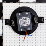 Citilux Омега CLD50R082 LED Встраиваемый светильник с диммером Чёрный