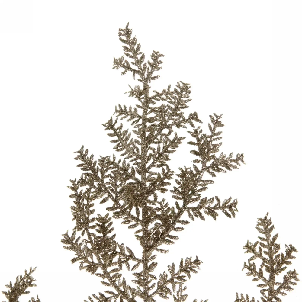 Ветка хвойная «Сосновые шишки» 80 см, Шампань