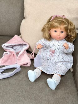 Кукла Berbesa мягконабивная 42см Sandra (4427S)