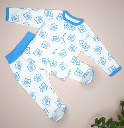 Комплект Мишка-Мама (голубой)
