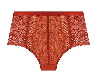 Трусики-слипы с высокой линией талии Clarisa (Размер: M) (Цвет: терракотовый)