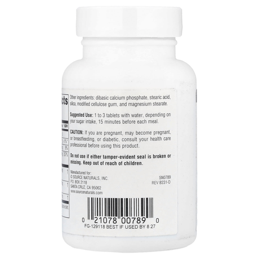 Source Naturals, Sugar Ban™, 75 таблеток