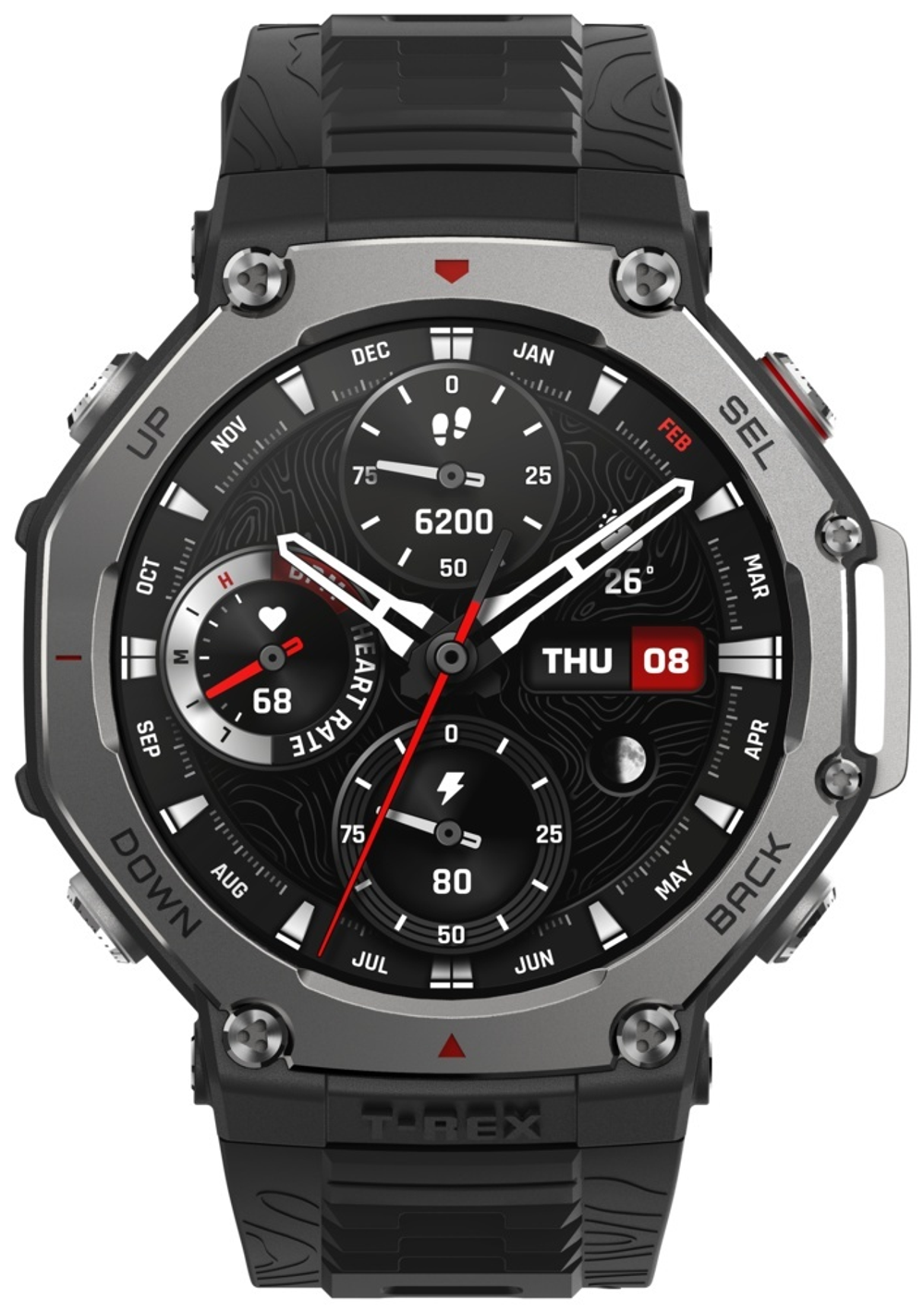 Смарт-часы Amazfit T-Rex 3 49 мм черный