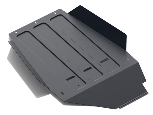 Защита КПП АвтоБроня для Lexus LX II (V - 4.7) 1998-2007/Toyota Land Cruiser 100 (V - 4.2D; 4.7) 1998-2007 (устанавл-ся совместно с 111.05752.1), штампованная, сталь 1.8 мм, с крепежом, 111.05753.1